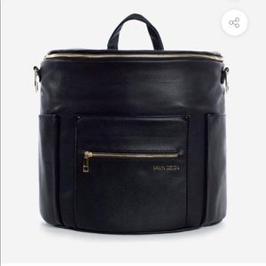 FAWN DESIGN DIAPER BAG, NEVER USED, BLACK